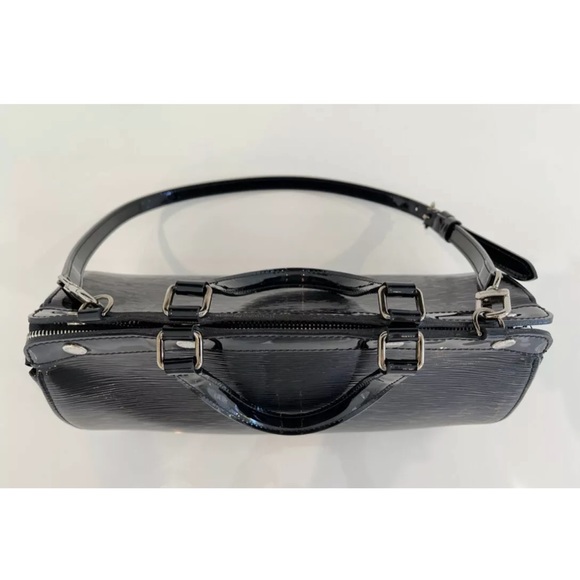 LOUIS VUITTON BREA MM EPI NOIR ELECTRIC HANDLE & SHOULDER BAG - Picture 4 of 16